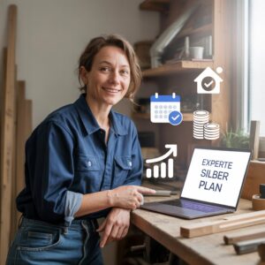 Experte 2 go silber plan automatisiert zuverlässig Geld verdienen kundengewinnung SEO SEA Aufträge erhalten handwerker Coaches consultants berater positionierung digital online expertenstatus linkedIN Netzwerk